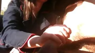 Busty suteikia šuniš ...