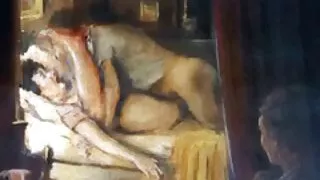 Liekna blondinė atsi ...